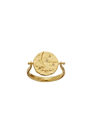 Sunna ring Forgyldt Maanesten 